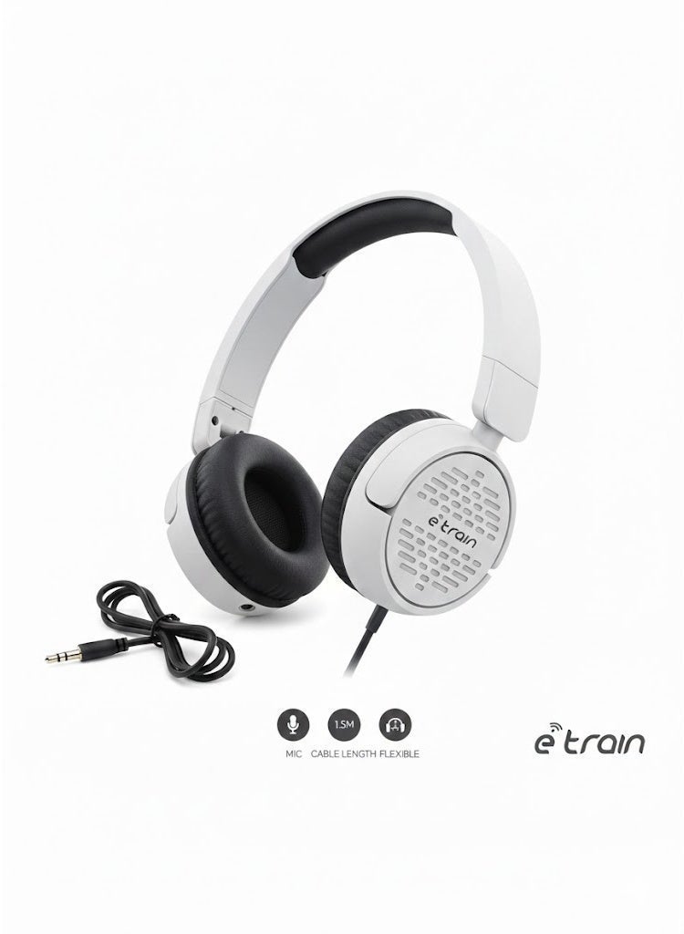 eTrain HP63 Wired Headphone - Image 3